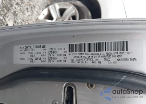 2015 Ram 1500 Sport z USA, uszkodzony, nr VIN 1C6RR7MT2FS520876